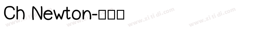 Ch Newton字体转换
